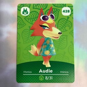 Animal Crossing Amiibo Card Audie Series 5